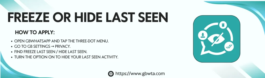 Freeze or Hide Last Seen Feature
