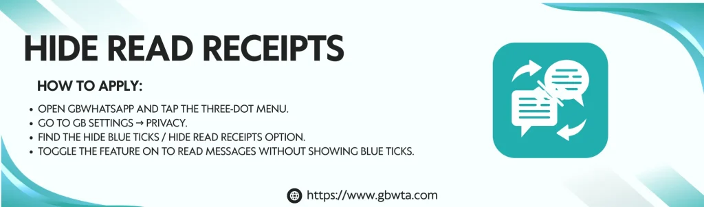 Hide Read Receipts Feature