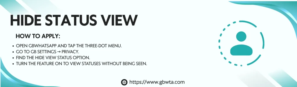 Hide Status View Feature