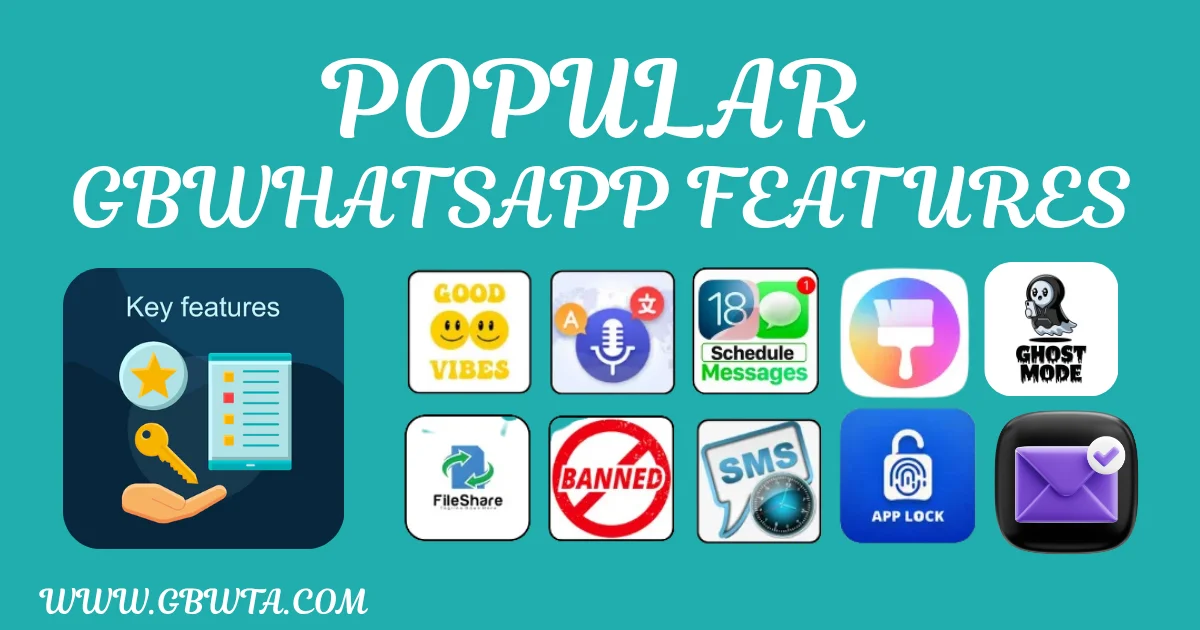 GB WhatsApp Popular Featutes